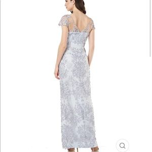 JS Collections 3D Floral Gown